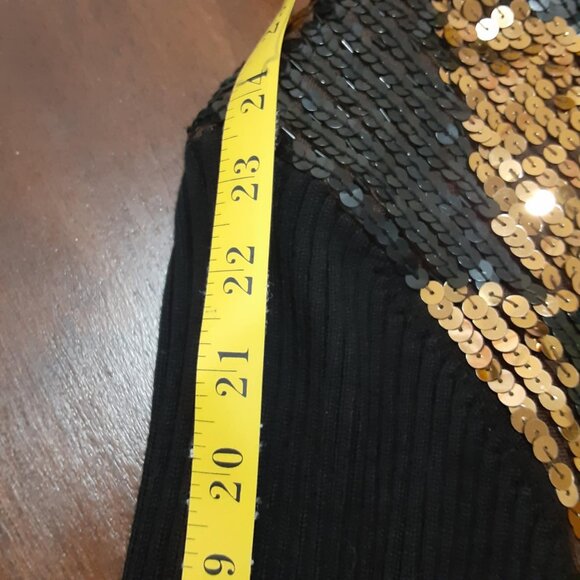 Berek Takako Sakon Vintage Full Zip Sequin Sweater Jacket Women's Large - Picture 13 of 13